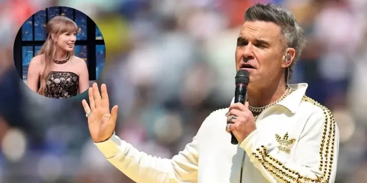 Robbie Williams confirma que atrasó su disco por Taylor Swift: «Yo también soy muy competitivo»