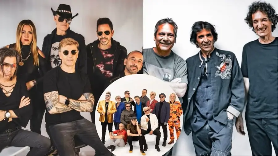 Enanitos Verdes, Auténticos Decadentes y Vilma Palma e Vampiros en Rock en Lima 2026, bandas de rock latino reunidas en concierto